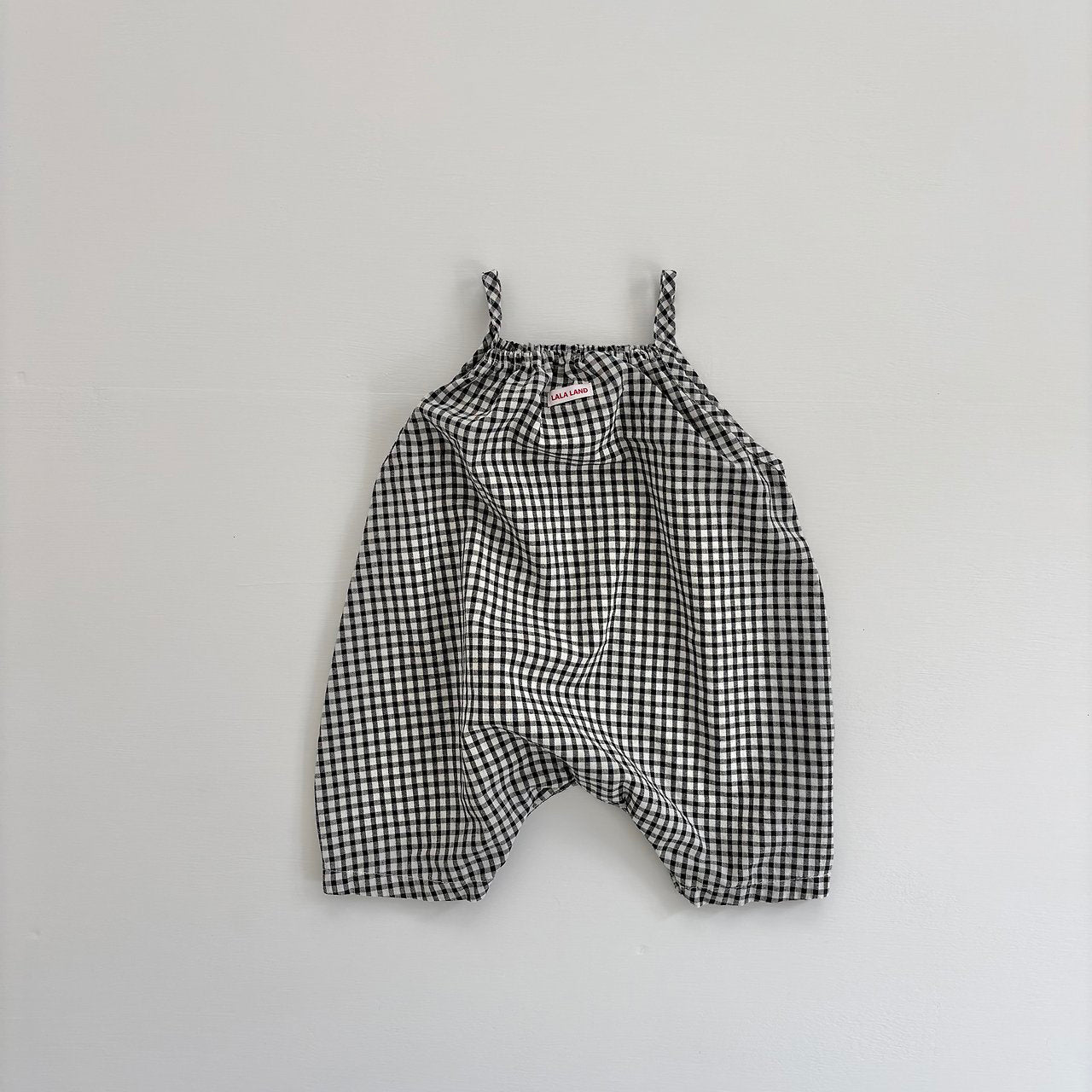 Baby Land SS26 Gingham Sleeveless Romper (4m - 18m) - 2 Colors - AT NOON STORE