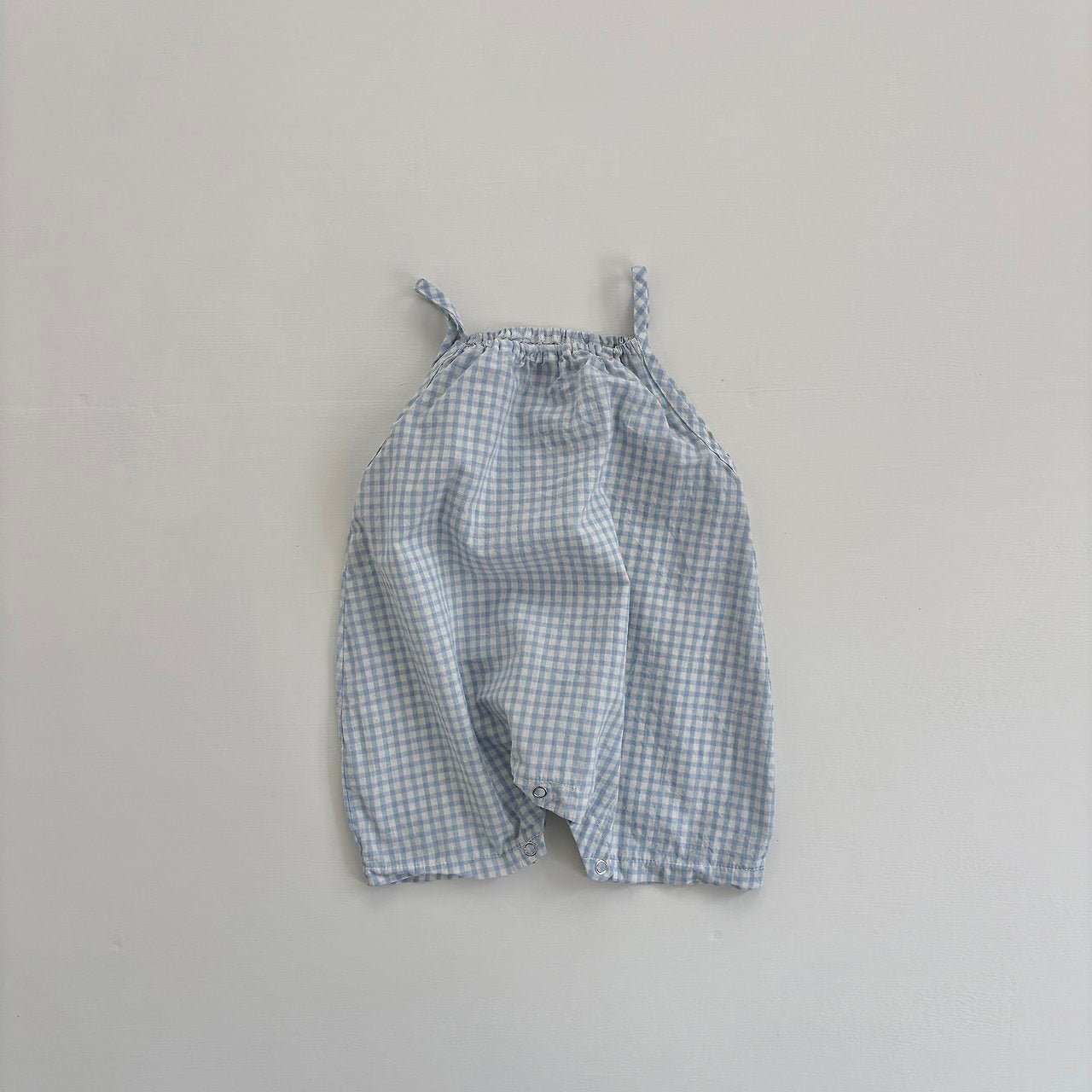 Baby Land SS26 Gingham Sleeveless Romper (4m - 18m) - 2 Colors - AT NOON STORE
