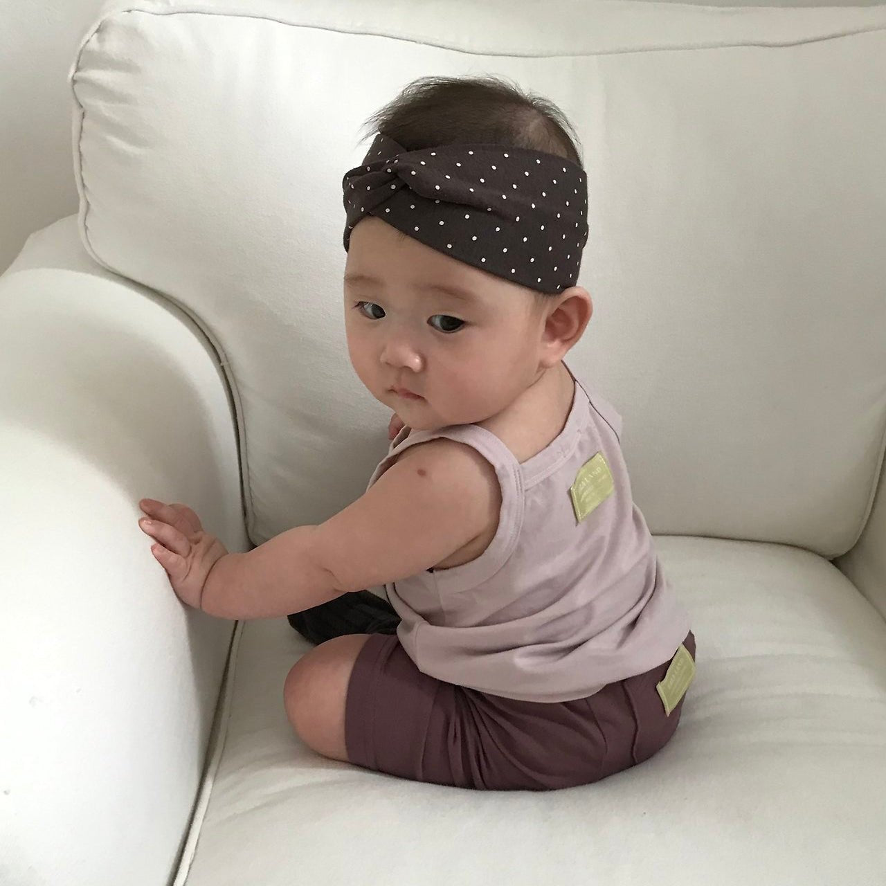Baby Land SS26 Stretch Tank Top (4m - 18m) - 2 Colors - AT NOON STORE