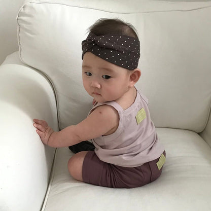 Baby Land SS26 Stretch Tank Top (4m - 18m) - 2 Colors - AT NOON STORE