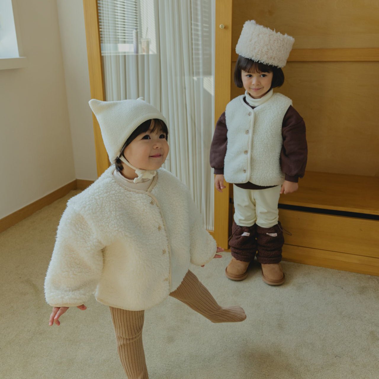 Baby Land W25 Sherpa Jacket (4 - 18m) - 2 Colors kids outfit