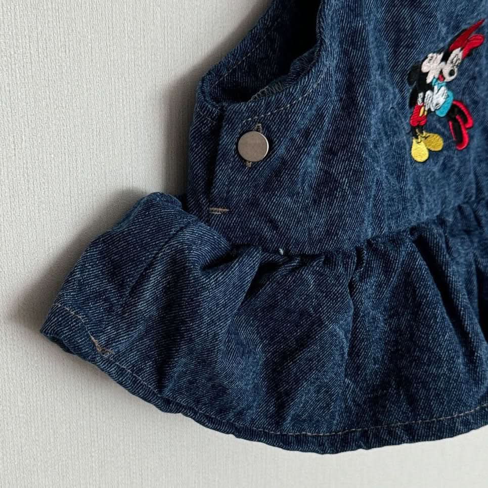 Baby Mickey and Minnie Embroidery Skirtalls (6m) - 2 Colors kids outfit