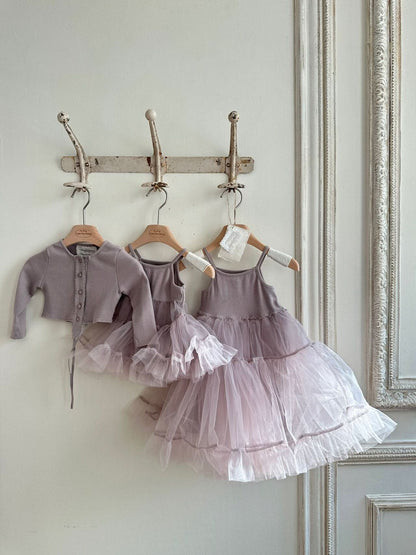 Baby Monbebe Ines Sleeveless Tutu Dress Romper (3 - 24m) - 2 Colors kids outfit