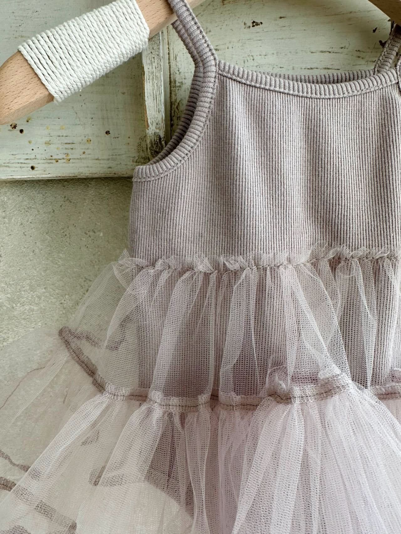 Baby Monbebe Ines Sleeveless Tutu Dress Romper (3 - 24m) - 2 Colors kids outfit