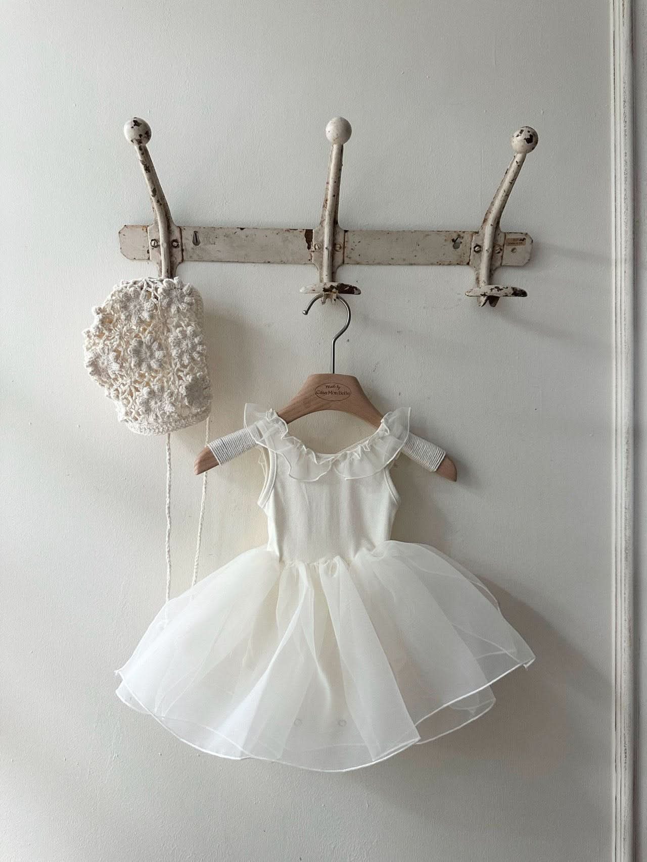 Baby Monbebe Lily Sleeveless Organza Tutu Dress Romper (3 - 24m) - 3 Colors kids outfit