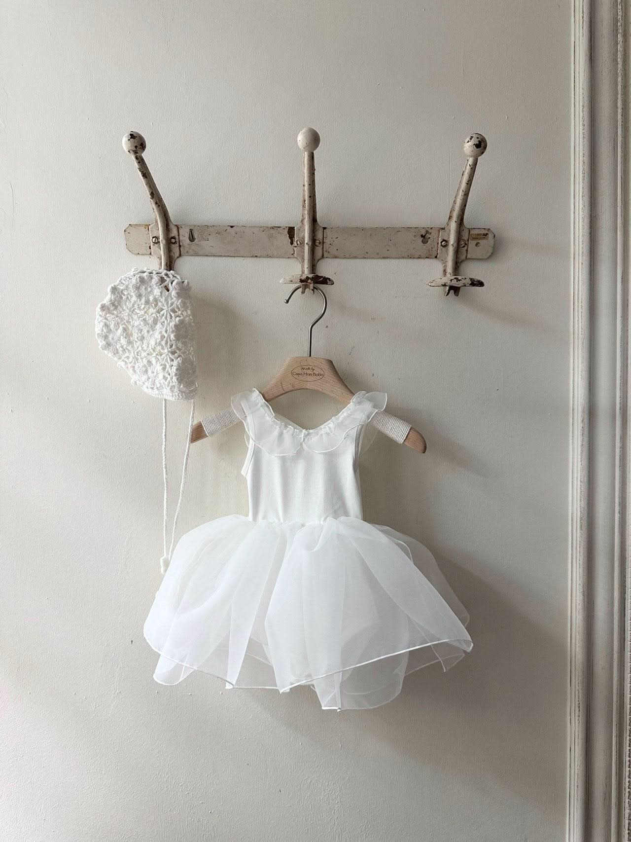 Baby Monbebe Lily Sleeveless Organza Tutu Dress Romper (3 - 24m) - 3 Colors kids outfit