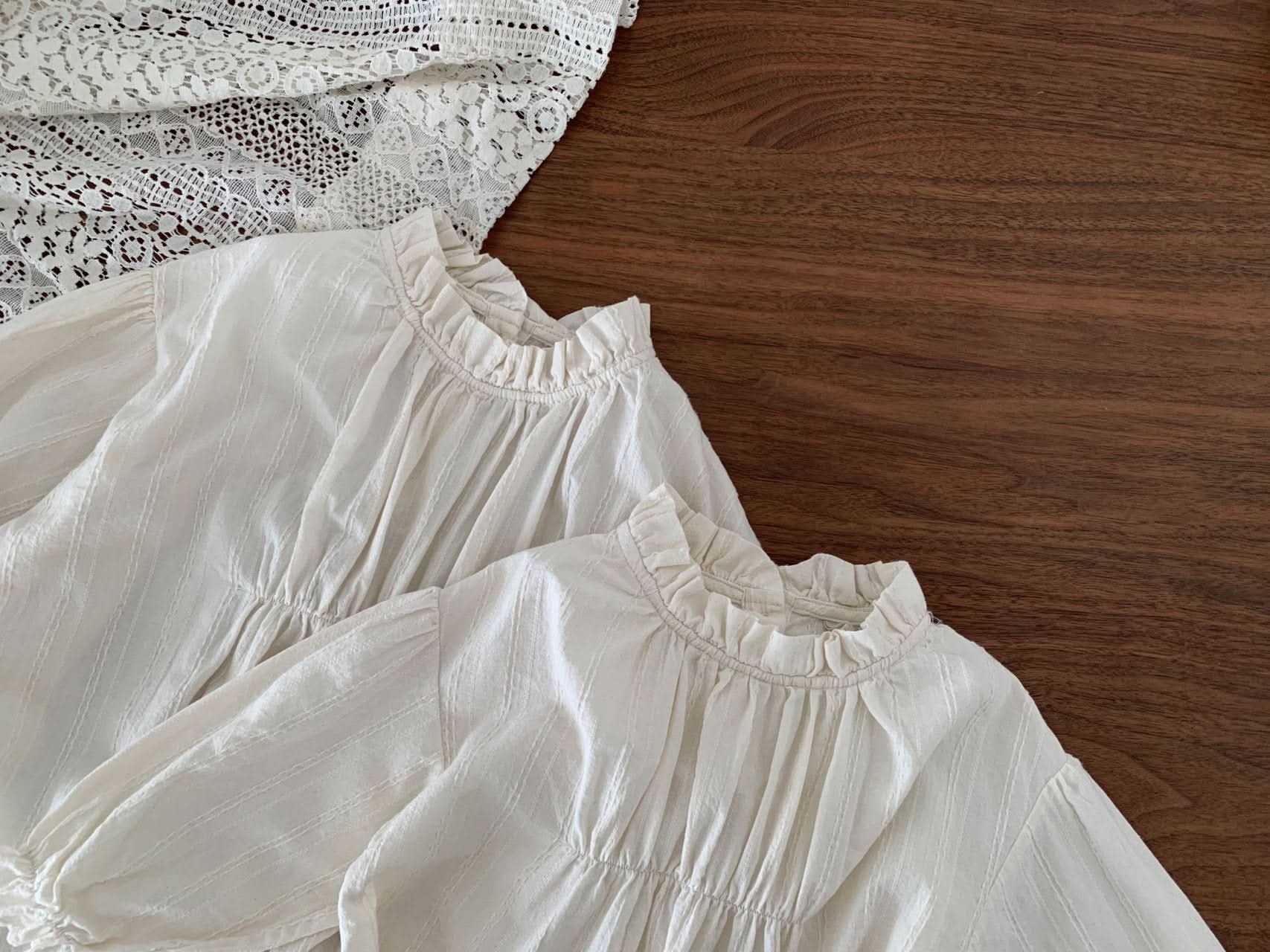 Baby Pintuck Bubble Romper (3 - 18m) - Ivory kids outfit