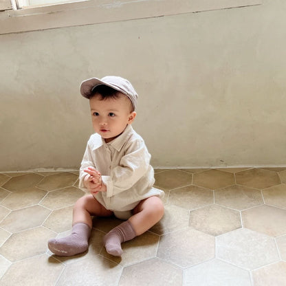Baby Pocket Shirt Romper (3 - 18m) - 2 Color kids outfit