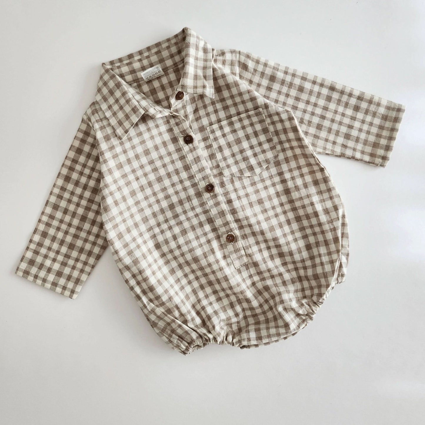 Baby Pocket Shirt Romper (3 - 18m) - 2 Color kids outfit