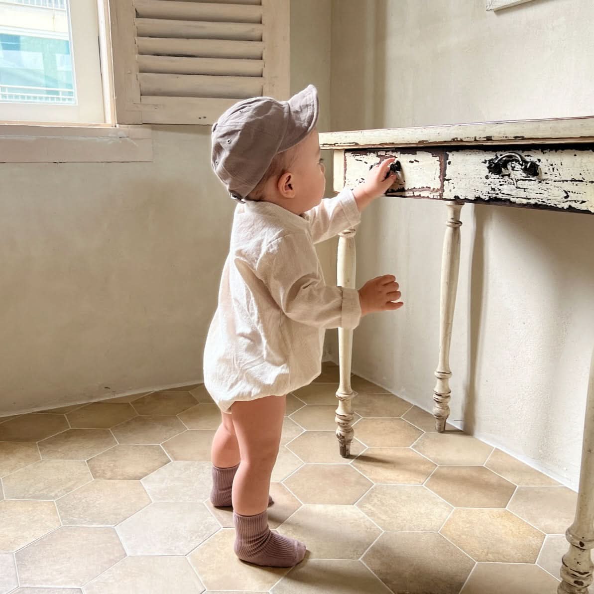 Baby Pocket Shirt Romper (3 - 18m) - 2 Color kids outfit