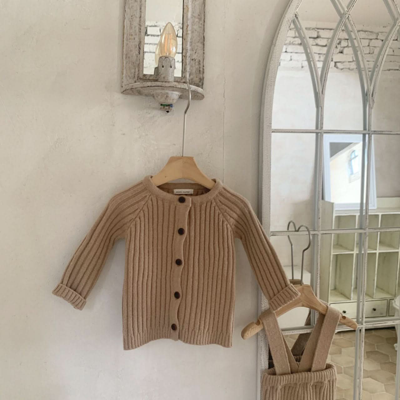 Baby Rib - Knit Cardigan (8 - 24m) - 3colors kids outfit