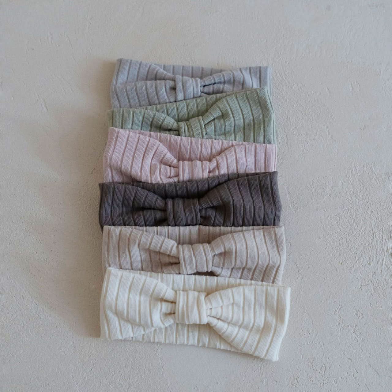 Baby Ribbed Knot Headband - 6 Colors kids outfit
