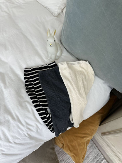 Baby Ribbed Leggings (0 - 24m) - 3 Colors kids outfit