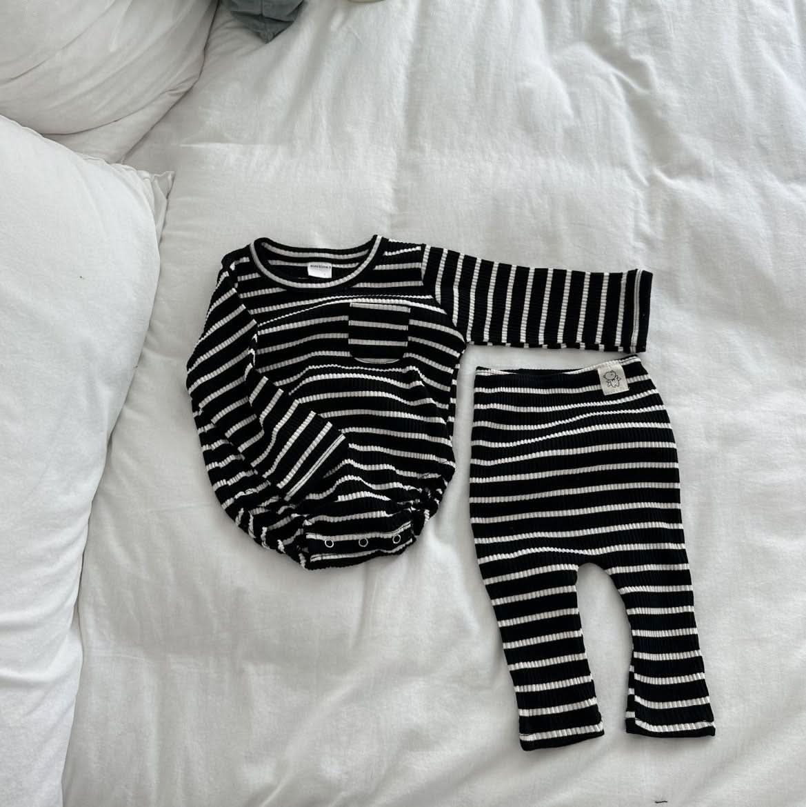 Baby Ribbed Leggings (0 - 24m) - 3 Colors kids outfit