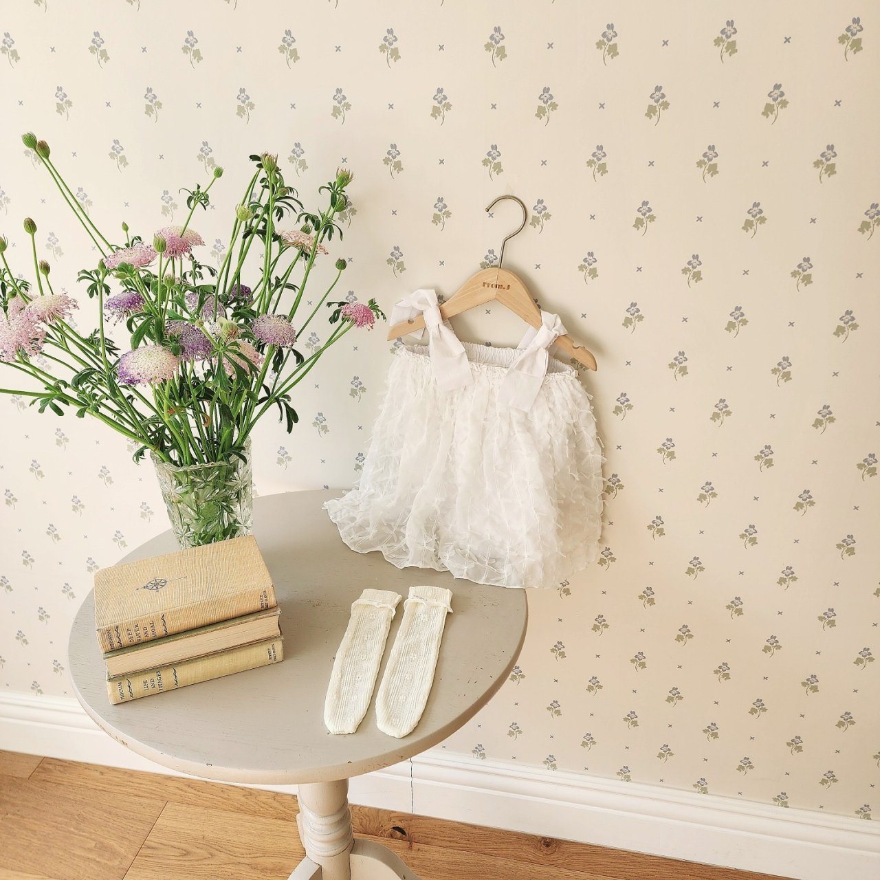 Baby S24 Bow Shoulder 3D LaceTulle Dress Romper (3 - 18m) - 2 Colors kids outfit