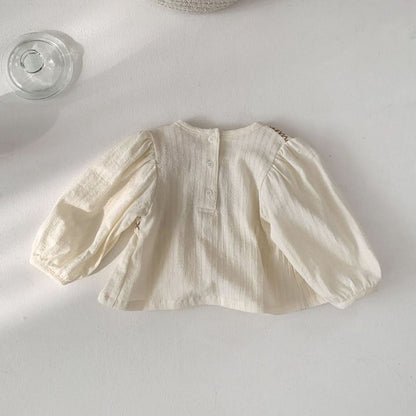 Baby S25 Smocked Long Sleeve Top (3 - 18m) - 2 Colors kids outfit