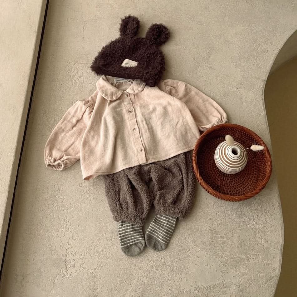 Baby Sherpa Jogger Pants (3 - 18m) - 2 Colors kids outfit