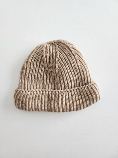 Baby Short Rib - Knit Beanie (0 - 3y) - 5 Colors kids outfit