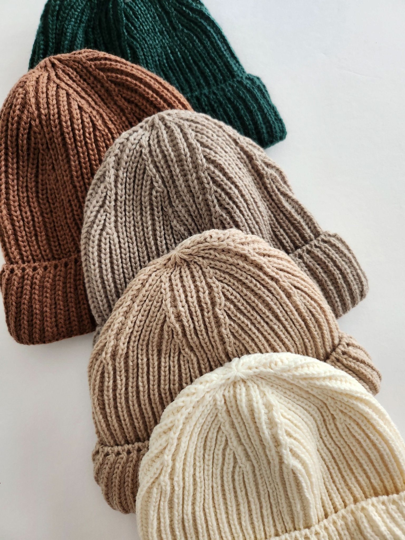 Baby Short Rib - Knit Beanie (0 - 3y) - 5 Colors kids outfit