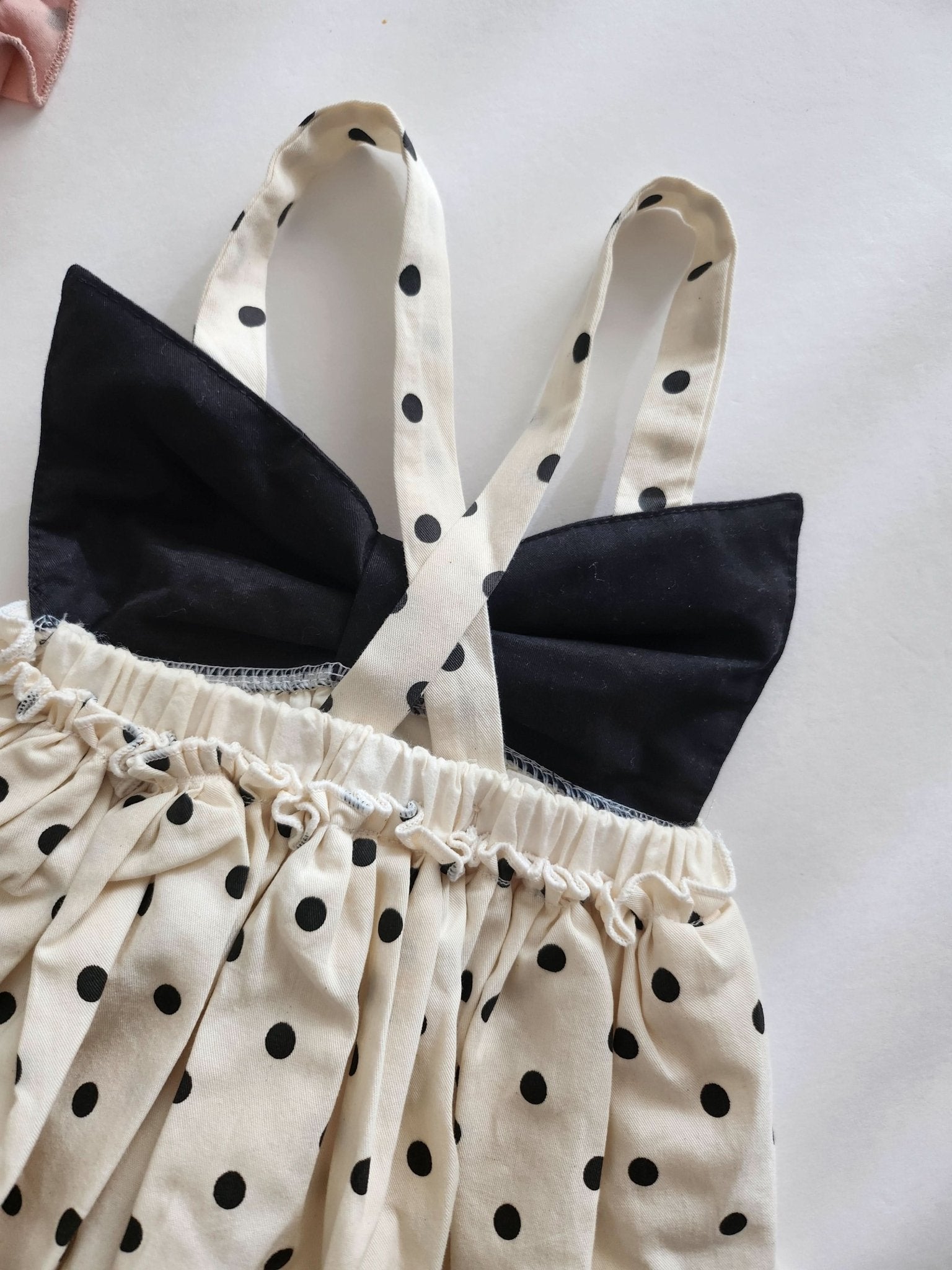 Baby Sleeveless Bow Dress Romper (3 - 18m) - 2 Colors kids outfit