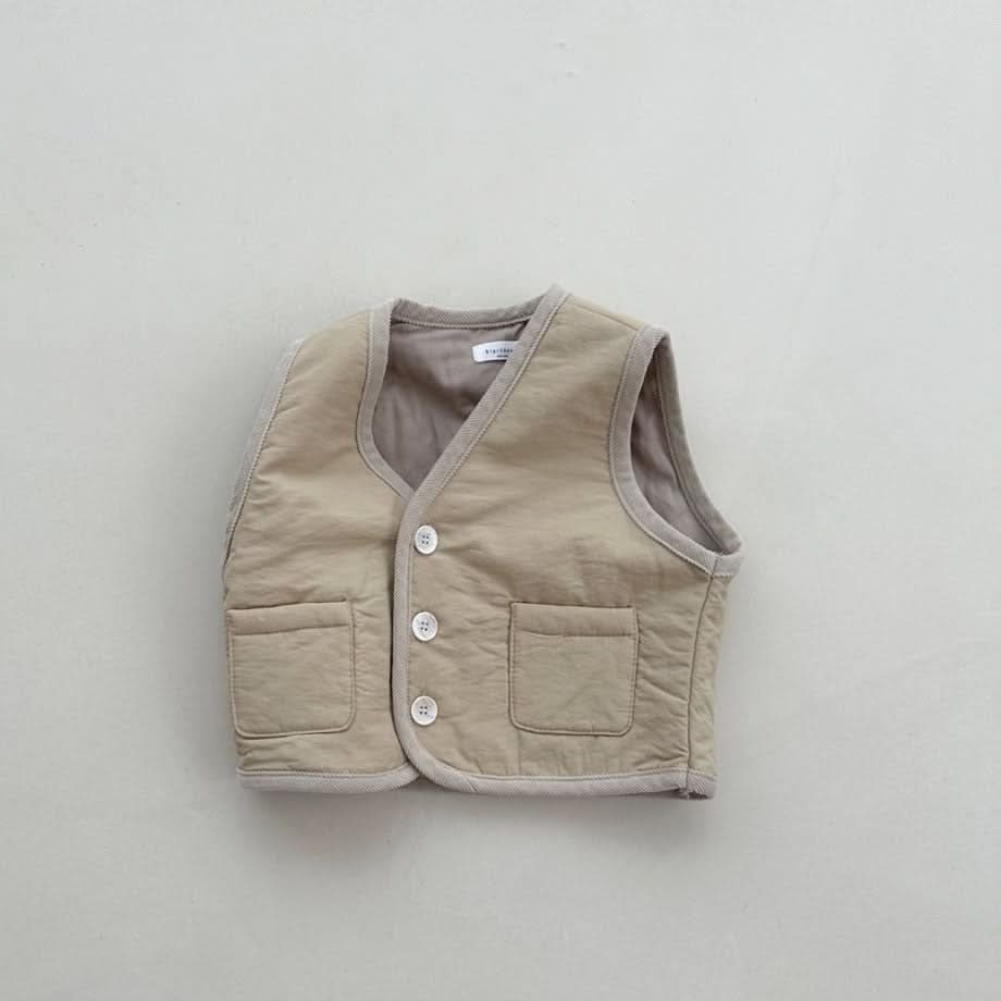 Baby Soft Padded Vest (4 - 18m) - 2 Colors kids outfit