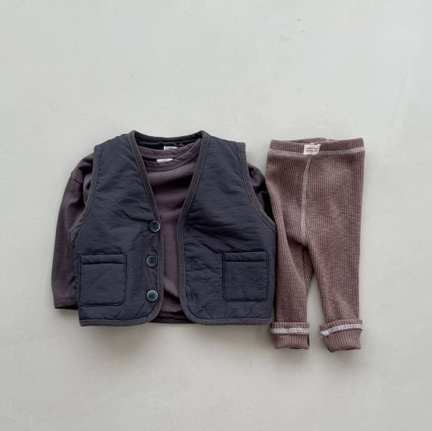 Baby Soft Padded Vest (4 - 18m) - 2 Colors kids outfit