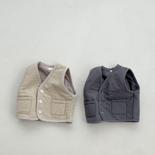 Baby Soft Padded Vest (4 - 18m) - 2 Colors kids outfit