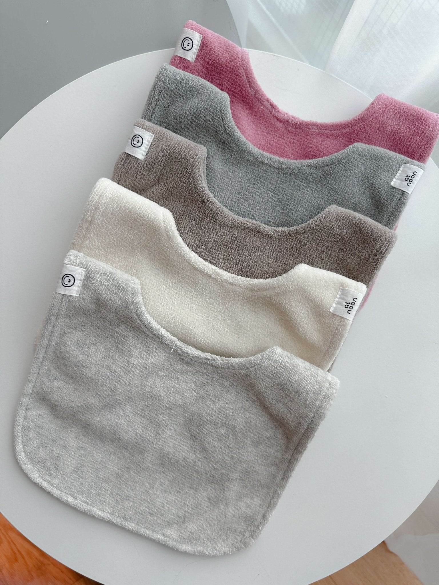 Baby Soft Terry Cotton Bib - 5 Colors kids outfit
