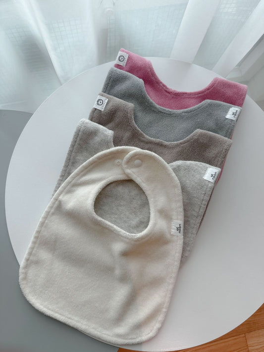 Baby Soft Terry Cotton Bib - 5 Colors kids outfit