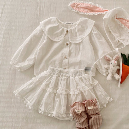 Baby SP26 Big Collar Shirt (3 - 24m) - 2 Colors kids outfit