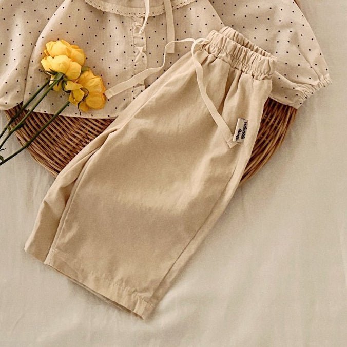 Baby SP26 Chino Drawstring Pull - On Pants (3 - 24m) - 6 Colors kids outfit