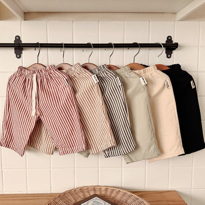 Baby SP26 Chino Drawstring Pull - On Pants (3 - 24m) - 6 Colors kids outfit