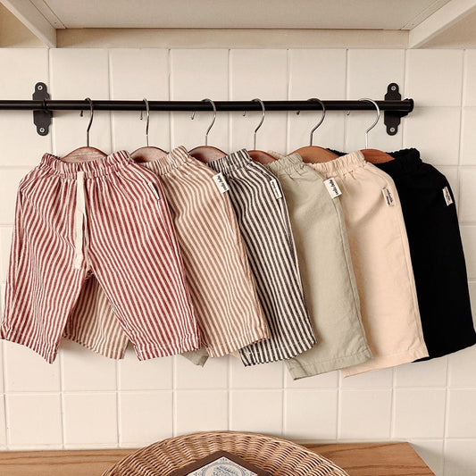 Baby SP26 Chino Drawstring Pull - On Pants (3 - 24m) - 6 Colors kids outfit