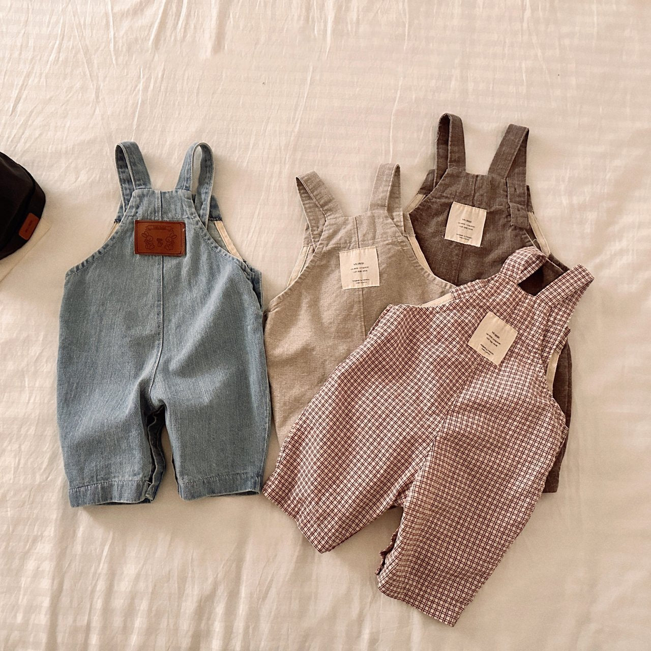 Baby SP26 Kangaroo Pocket Overalls (3 - 18m) - 4 Colors kids outfit