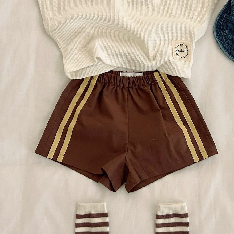 Baby SS26 Side Line Shorts (3 - 24m) - 3 Colors - AT NOON STORE