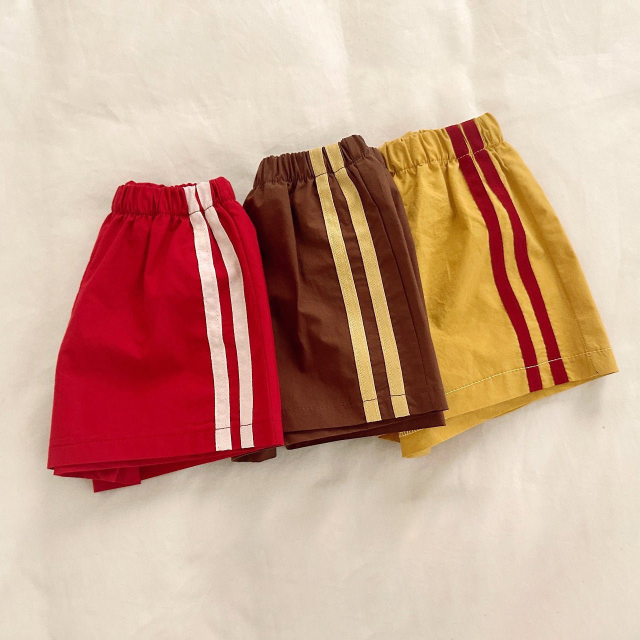 Baby SS26 Side Line Shorts (3 - 24m) - 3 Colors - AT NOON STORE