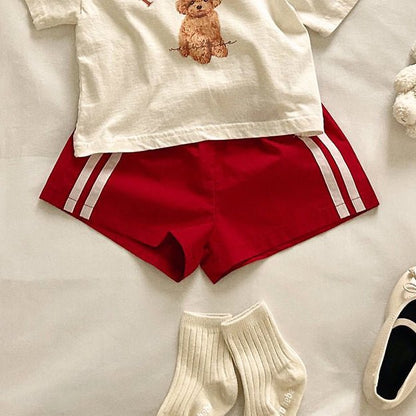 Baby SS26 Side Line Shorts (3 - 24m) - 3 Colors - AT NOON STORE