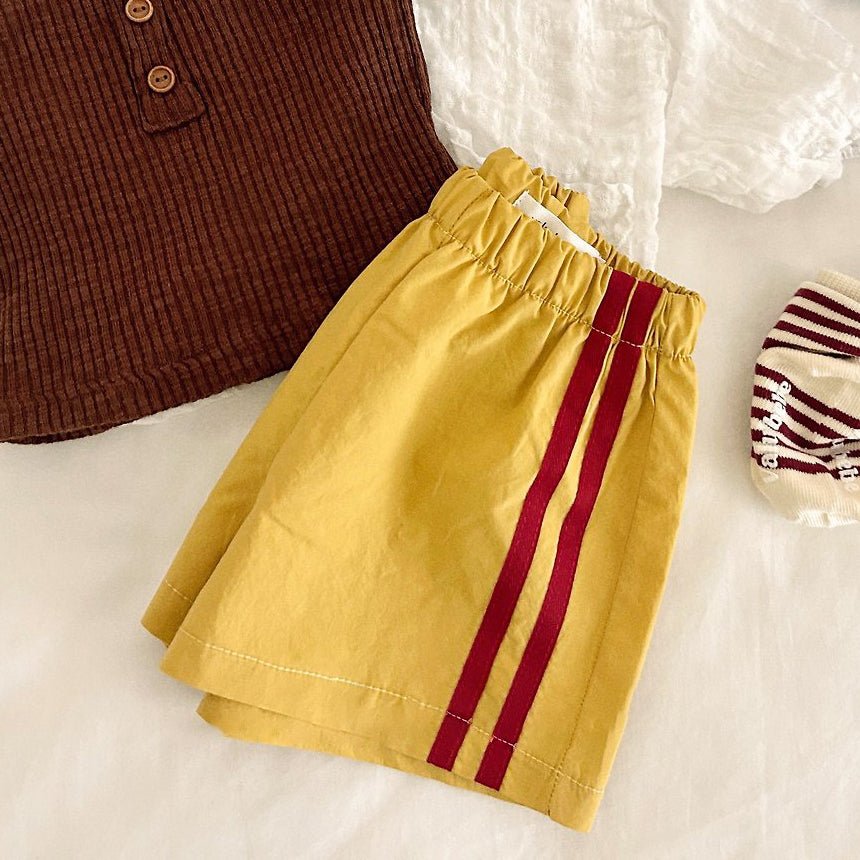 Baby SS26 Side Line Shorts (3 - 24m) - 3 Colors - AT NOON STORE