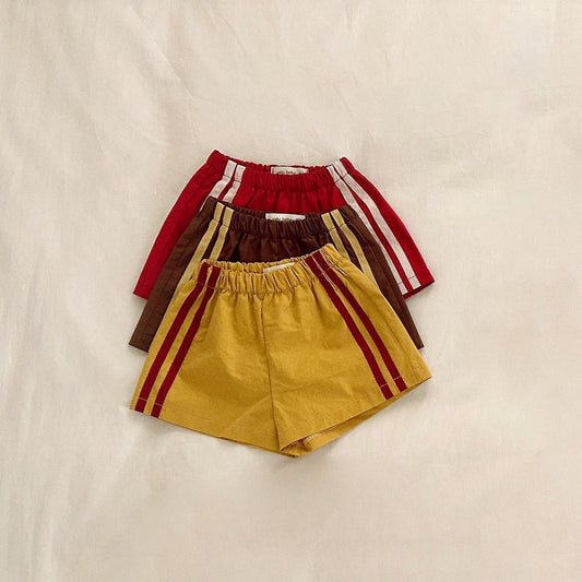 Baby SS26 Side Line Shorts (3 - 24m) - 3 Colors - AT NOON STORE