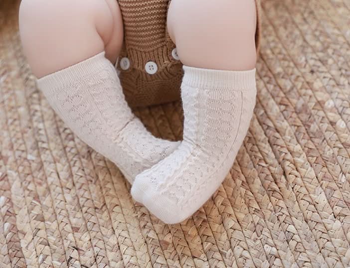 Baby Toddler 3PK Textured Knee Socks Set (0 - 8y) - Mustard Set kids outfit
