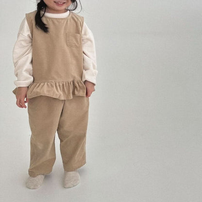 Baby Toddler Bella F24 Long Sleeve Basic Top (6m - 6y) - 5 Colors kids outfit