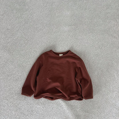 Baby Toddler Bella F24 Long Sleeve Basic Top (6m - 6y) - 5 Colors kids outfit