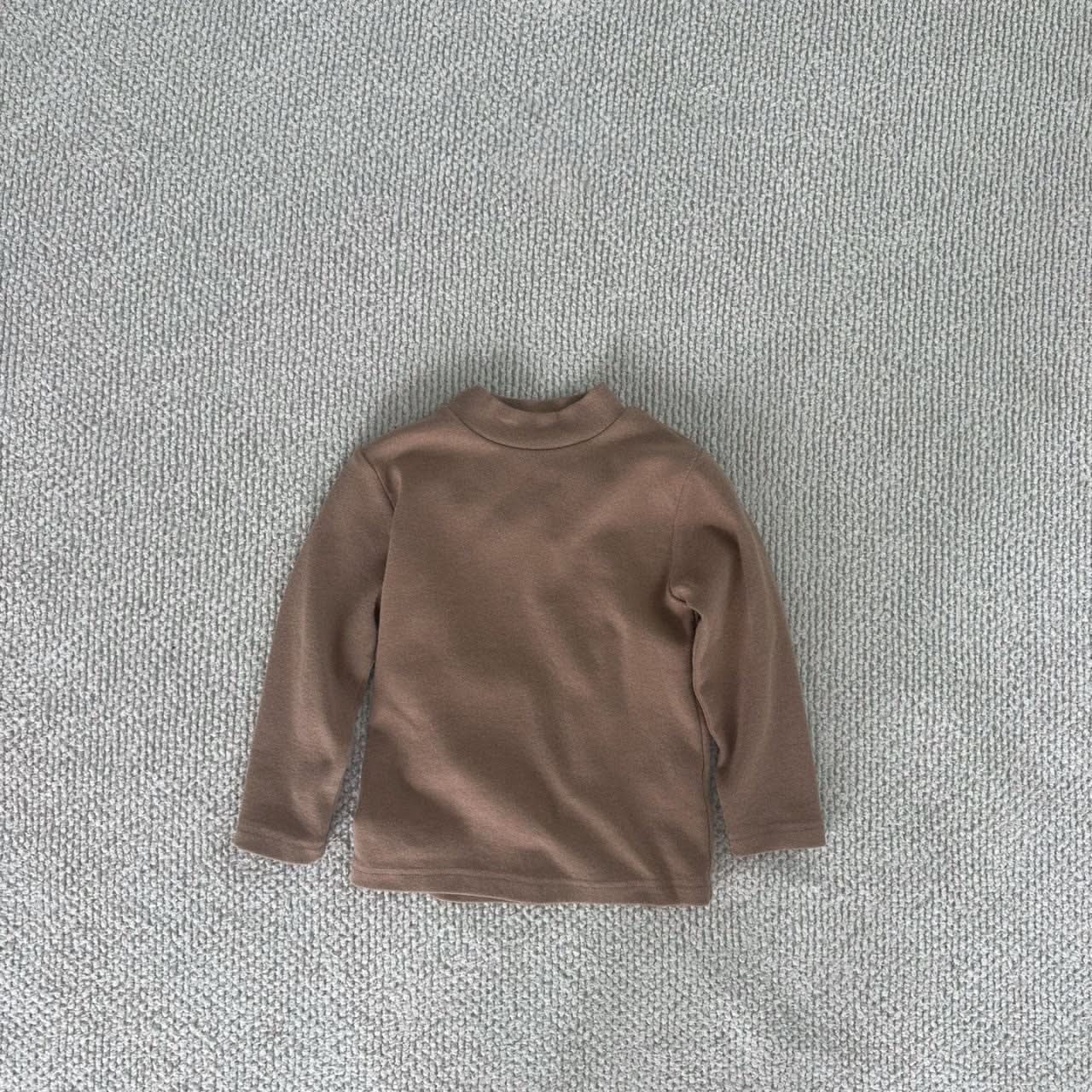 Baby Toddler F24 Long Sleeve Mock - neck Top (6m - 6y) - 2 Colors kids outfit