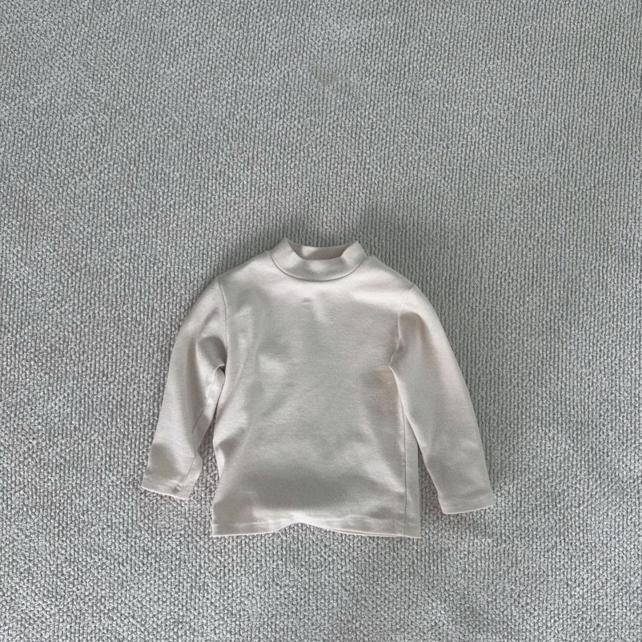 Baby Toddler F24 Long Sleeve Mock - neck Top (6m - 6y) - 2 Colors kids outfit