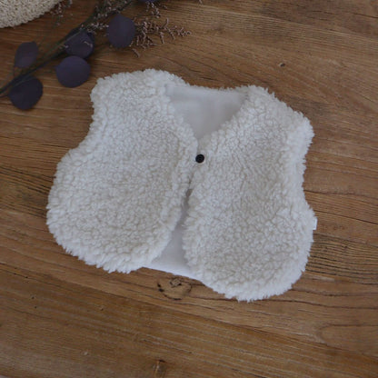 Baby Toddler Fleece Lined Sherpa Vest (3m - 6y) - 2 Colors kids outfit