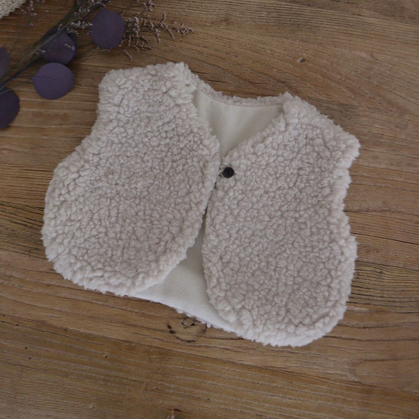 Baby Toddler Fleece Lined Sherpa Vest (3m - 6y) - 2 Colors kids outfit