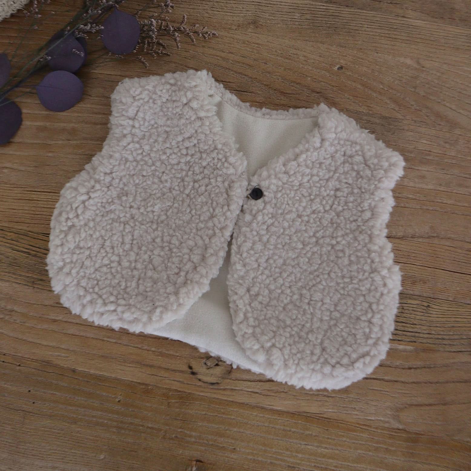 Baby Toddler Fleece Lined Sherpa Vest (3m - 6y) - 2 Colors kids outfit