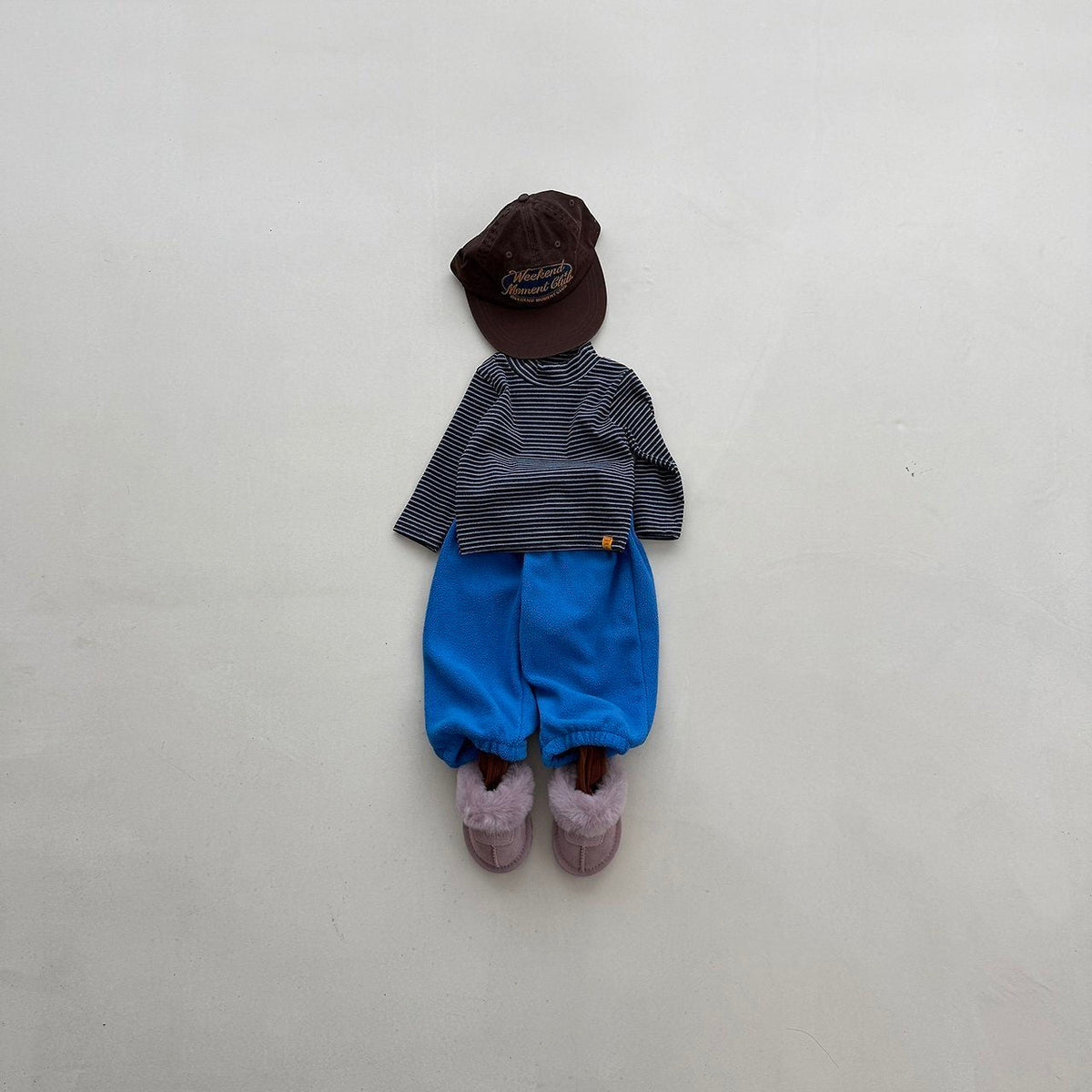 Baby Toddler FW26 Fleece Jogger Pants (4m-6y) - 4 Colors kids outfit