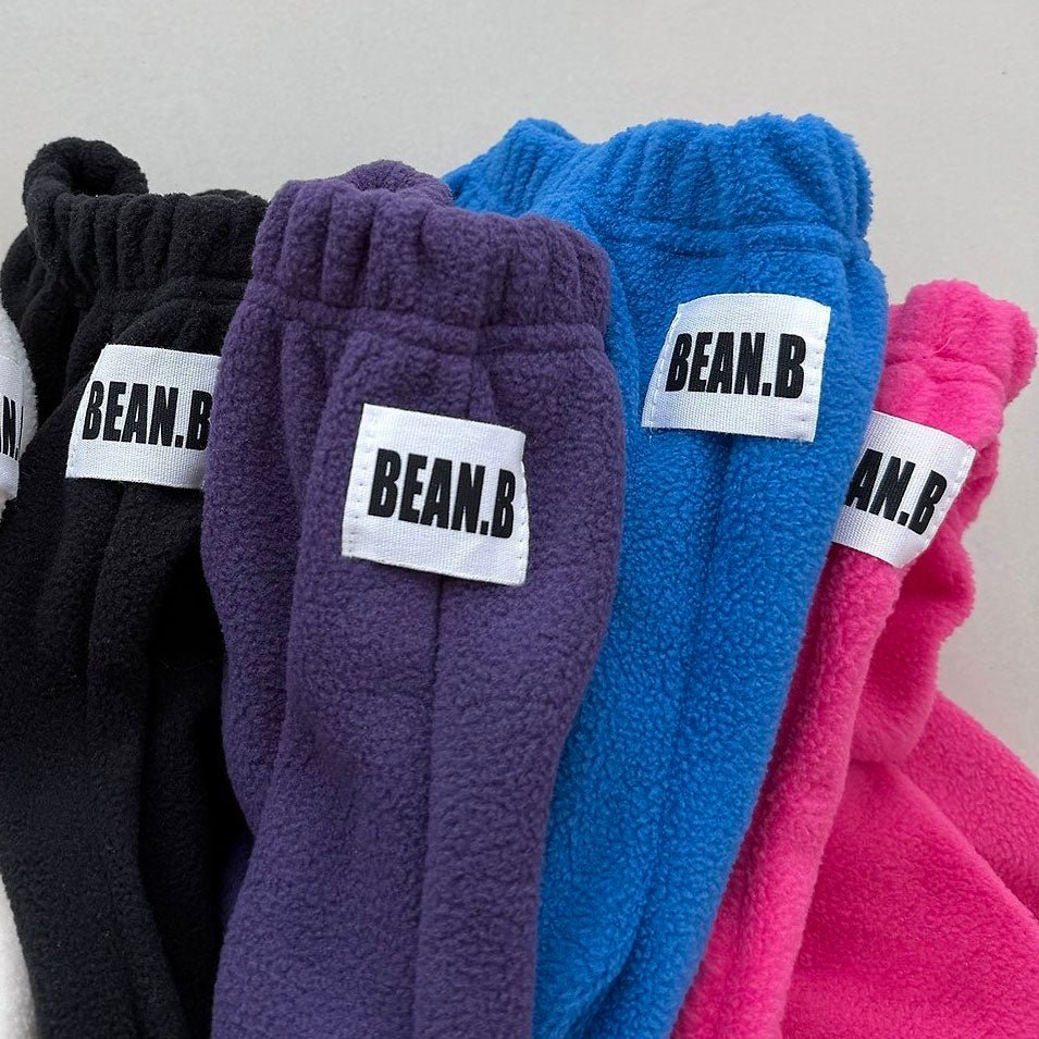 Baby Toddler FW26 Fleece Jogger Pants (4m-6y) - 4 Colors kids outfit