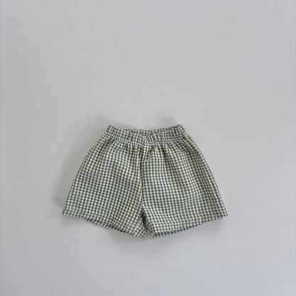 Baby Toddler Land SS26 Seersucker Gingham Shorts (4m - 6y) - 4 Colors - AT NOON STORE